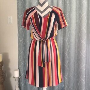 Charming Charlie Colorful Striped Dress- NWOT - XS